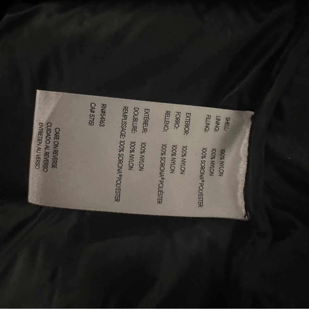 Calvin Klein Shiny Black Puffer Jacket with removable hood - Picture 7 of 9